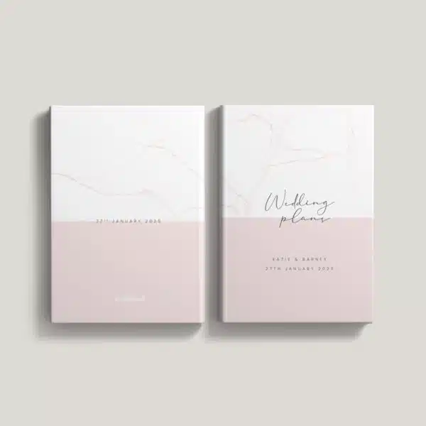 marble pink wedding planner 2