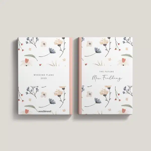 spring peach wedding planner 2